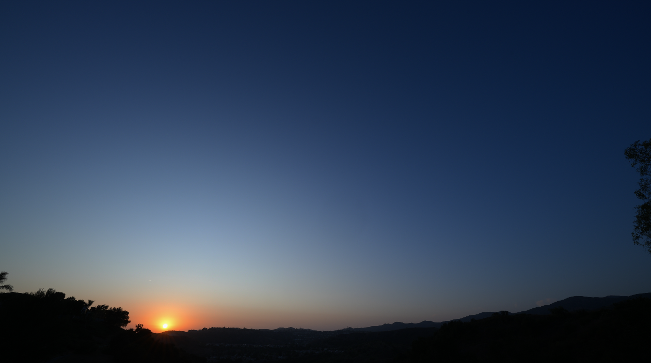 Daylight to Night Designation Timelapse